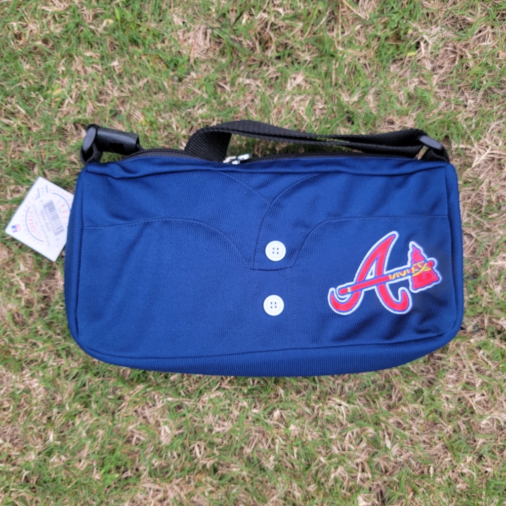 Atlanta Braves Jersey Purse MLB Baseball Licensed Product Zipper Shoulder Strap